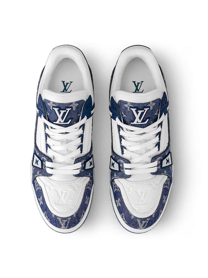 Louis Vuitton Trainer Dark Blue White