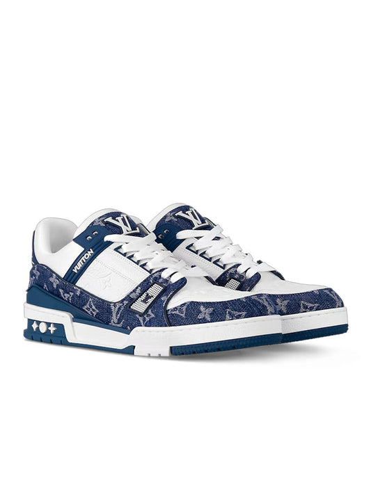 Louis Vuitton Trainer Dark Blue White
