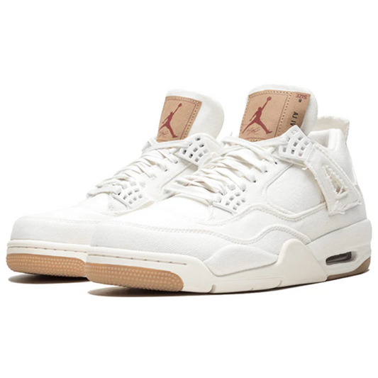Levi's x Nike Air Jordan 4 Retro White Denim